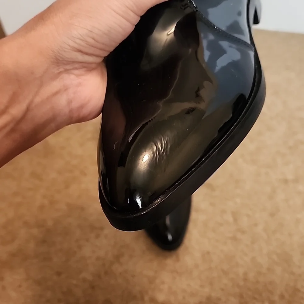 Gianvito Rossi Patent Leather Booties